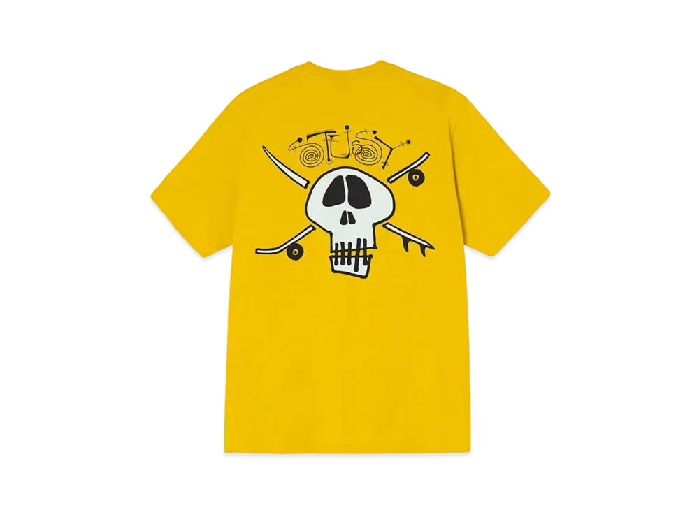 Stussy SURF SKATE SKULL TEE "Honey"
