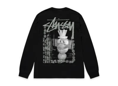 Stussy Landin LS Tee "Black"