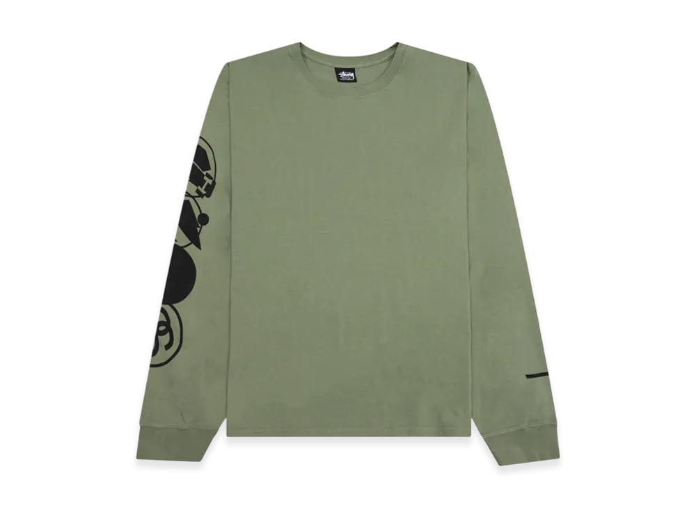 Stussy Stacked Pigment Dyed LS Tee "Artichoke"