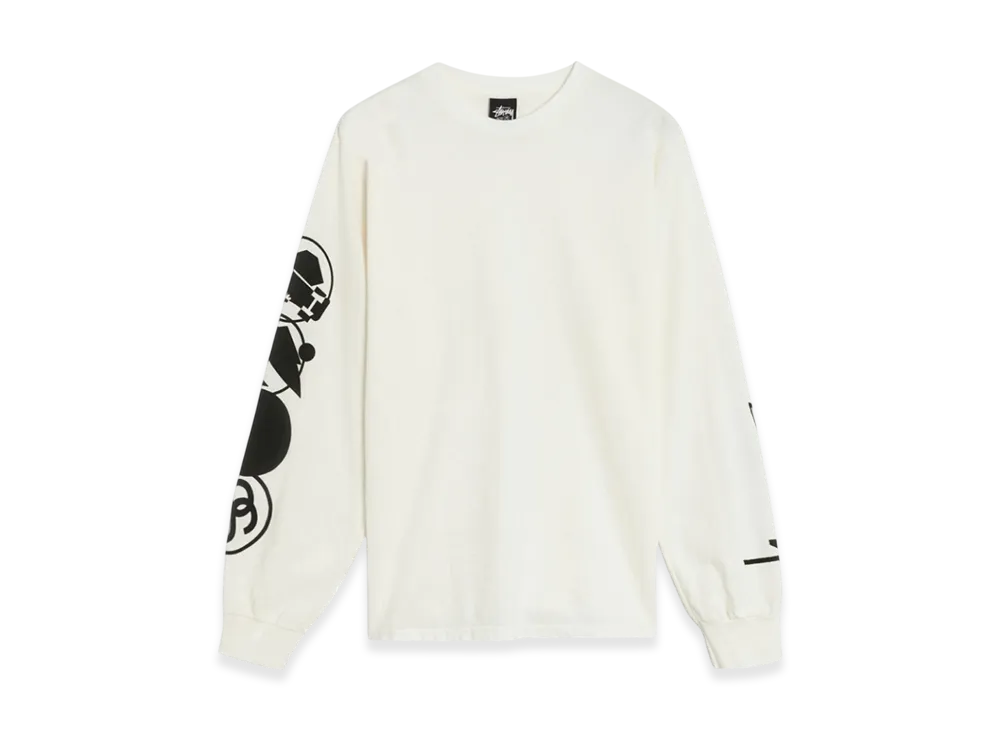 Stussy Stacked Pigment Dyed LS Tee "Natural"