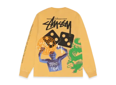 Stussy Strike Pigment Dyed LS Tee "Honey"