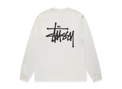 Stussy Basic Stussy Pigment Dyed LS Tee 2024 "Natural"