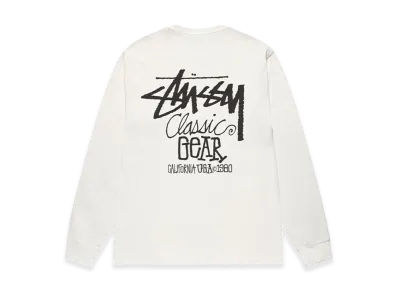 Stussy Classic Gear Pigment Dyed LS Tee "Natural"