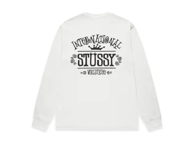 Stussy Worldwide Pigment Dyed LS Tee "Natural"