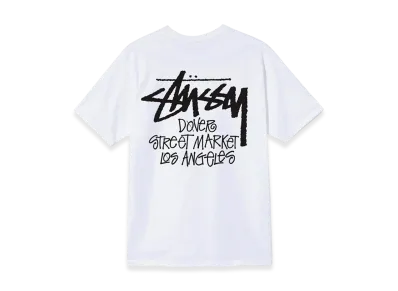 Stussy Stock DSM Los Angeles Tee "White"