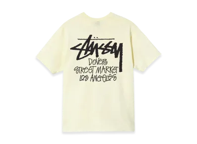 Stussy Stock DSM Los Angeles Tee 2021 "Pale Yellow"