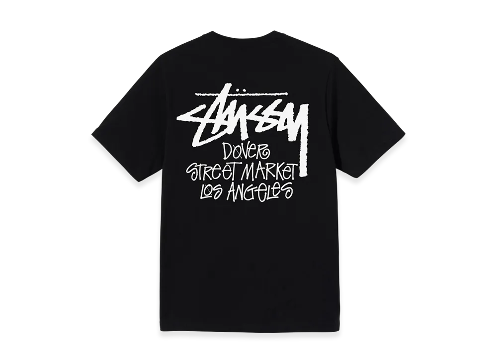 Stussy Stock DSM Los Angeles Tee "Black"
