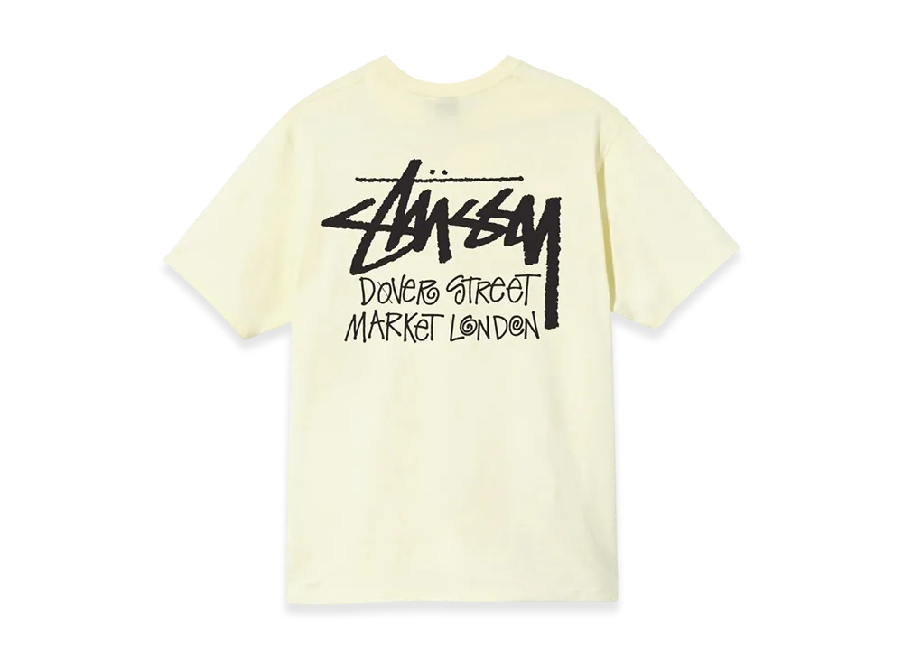 Stussy Stock DSM London Tee 2021 "Pale Yellow"