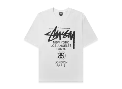 Stussy World Tour Tee "White"