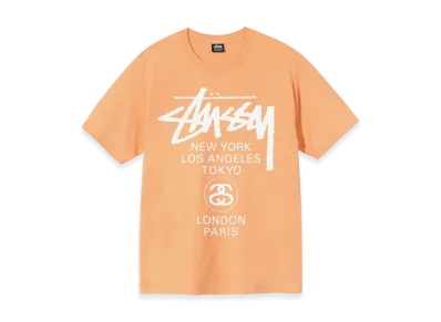 Stussy World Tour Tee 2021 "Peach"