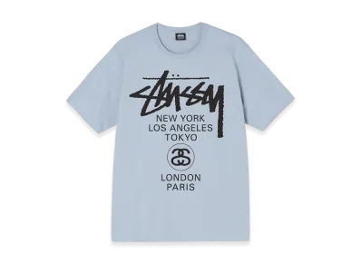 Stussy World Tour Tee 2021 "Steel"