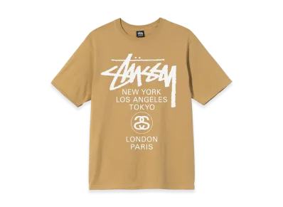 Stussy World Tour Tee 2021 "Khaki"