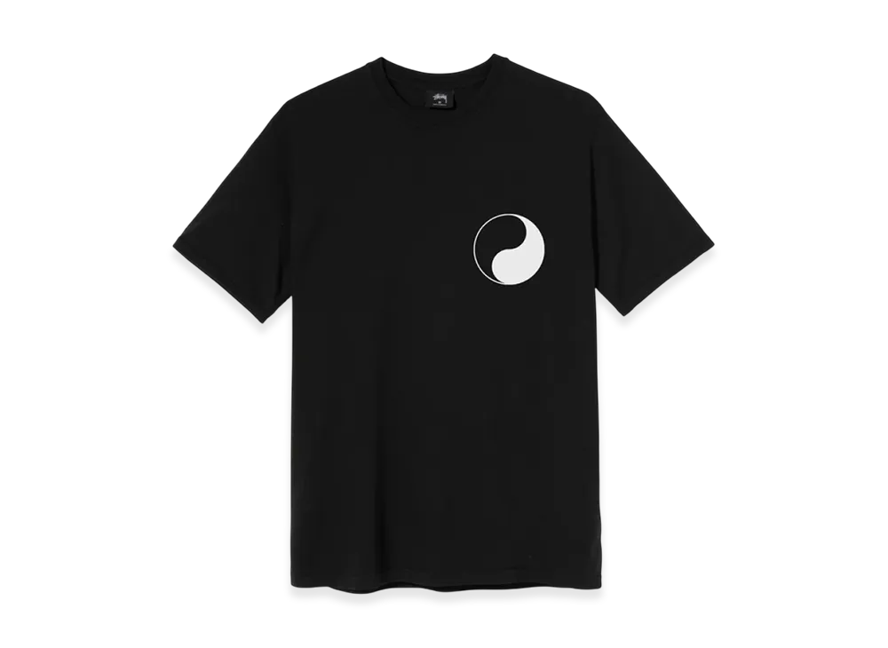 Stussy x Our Legacy Ying Yang Pig. Dyed Tee "Black"