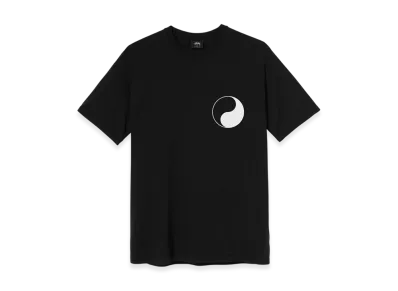 Stussy x Our Legacy Ying Yang Pig. Dyed Tee "Black"