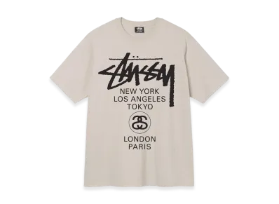 Stussy World Tour Tee "Smoke"