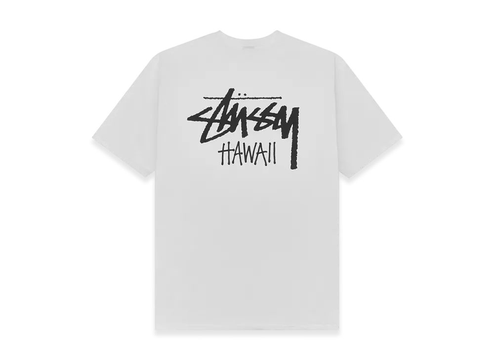 Stussy Stock Hawaii Tee "White"