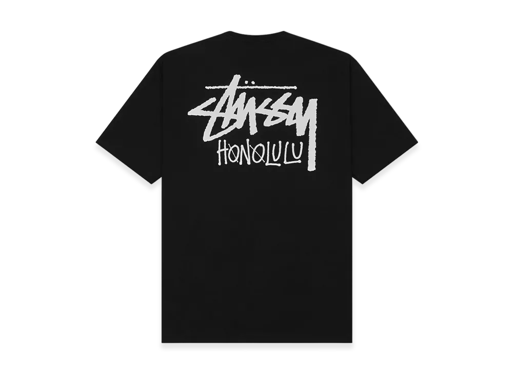 Stussy Stock Honolulu Tee "Black" 3903719