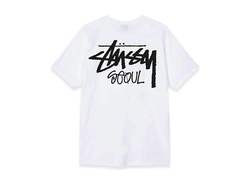 Stussy Stock Seoul Tee 2022 "White"