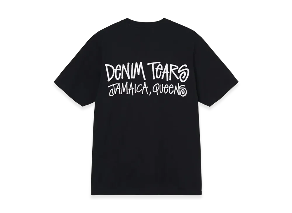 Stussy x Our Legacy x Denim Tears Jamica Tee "Black"