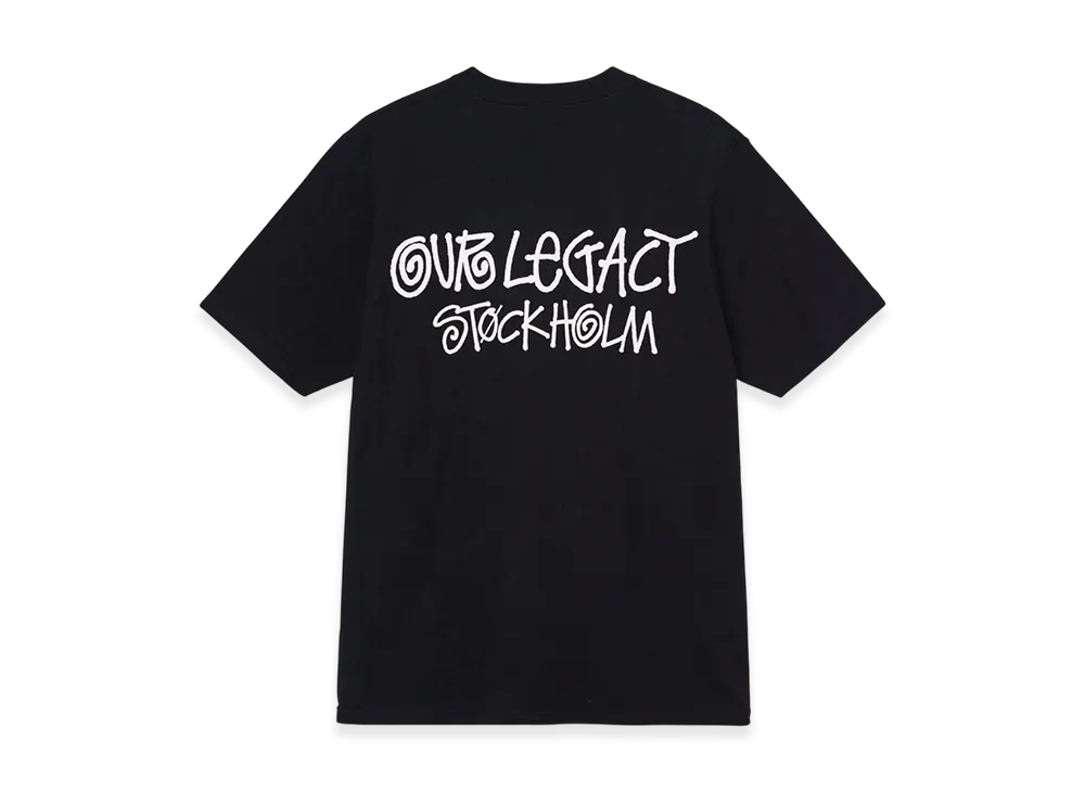 Stussy x Our Legacy x Denim Tears Stockholm Tee "Black"