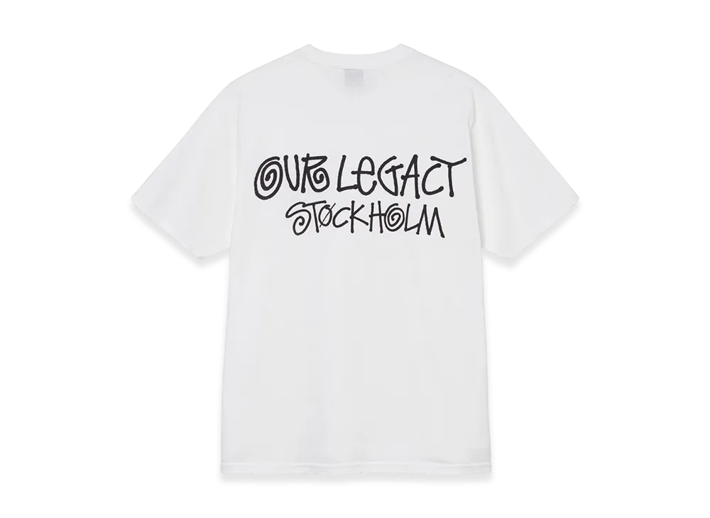Stussy x Our Legacy x Denim Tears Stockholm Tee "White"