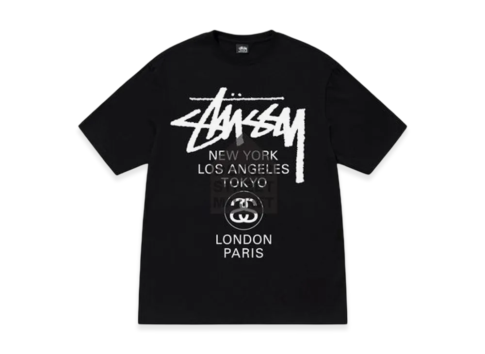 Stussy DSM World Tour Tee 2023 "Black"