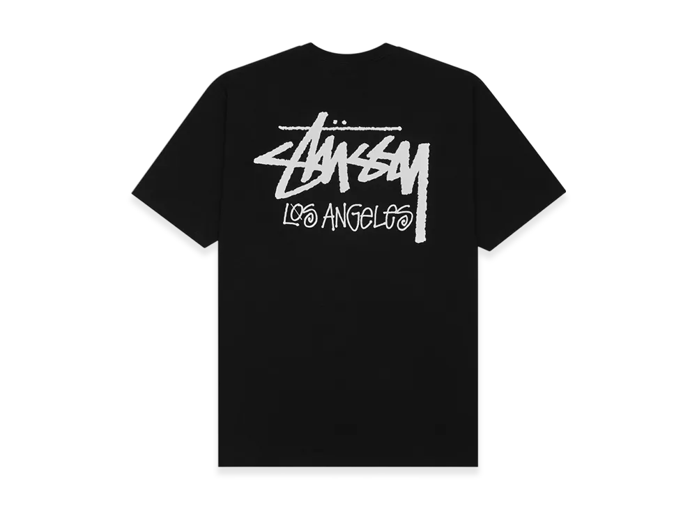 Stussy Stock Los Angeles Tee "Black"