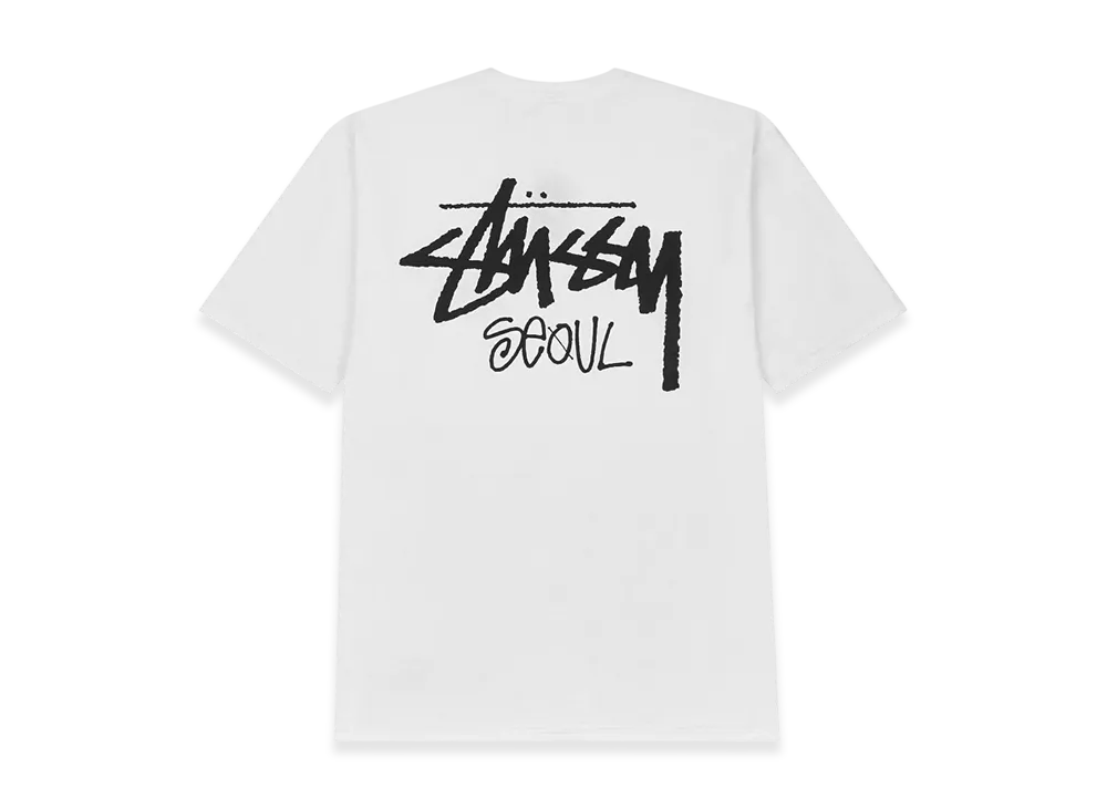 Stussy Stock Seoul Tee 2023 "White"