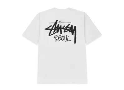 Stussy Stock Seoul Tee 2023 "White"