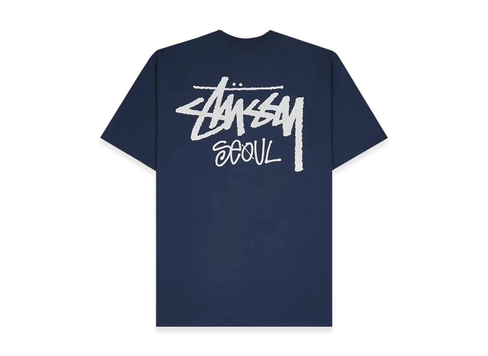 Stussy Stock Seoul Tee 2023 "Navy"