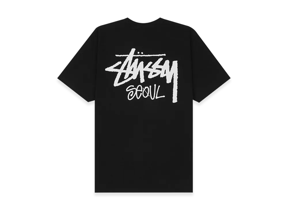 Stussy Stock Seoul Tee 2023 "Black"