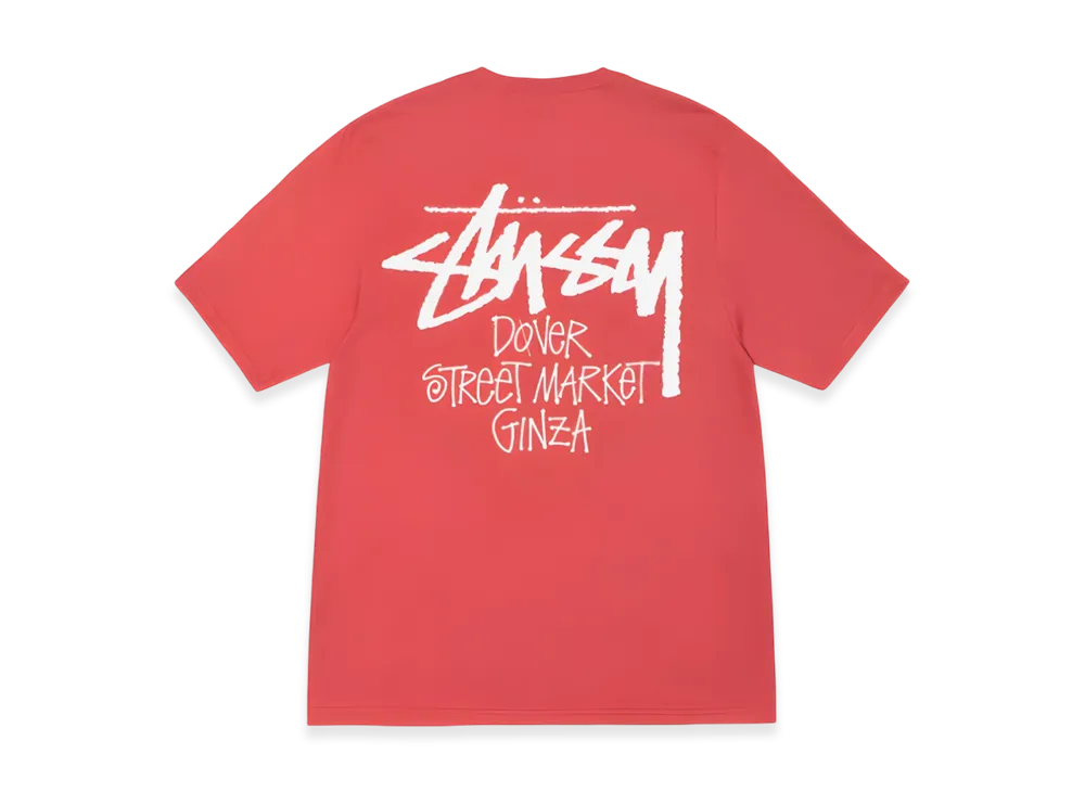 Stussy Stock DSM Ginza Tee "Red"