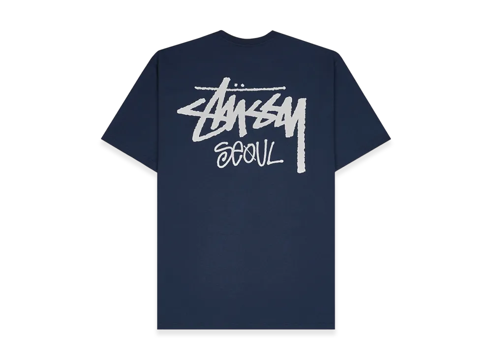 Stussy Stock Seoul Tee "Navy"