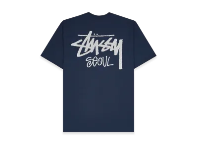 Stussy Stock Seoul Tee "Navy"