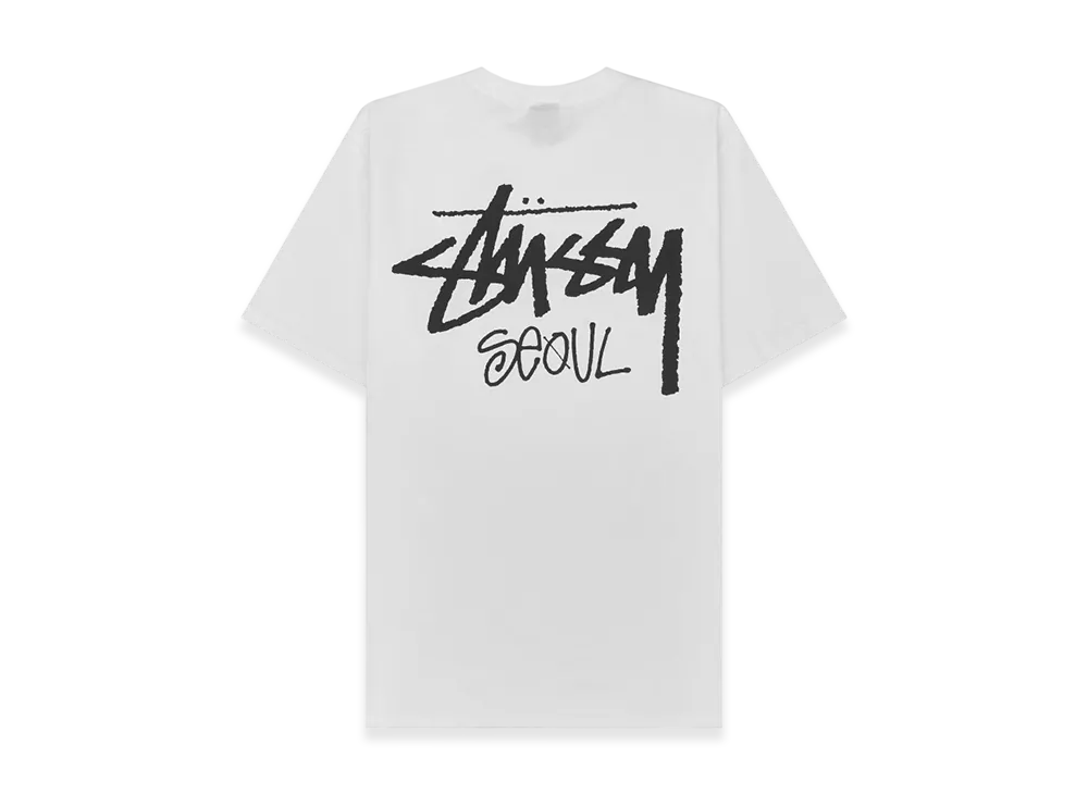 Stussy Stock Seoul Tee "White"
