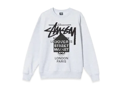 Stussy DSM World Tour Crew 2021 "Ash Heather"