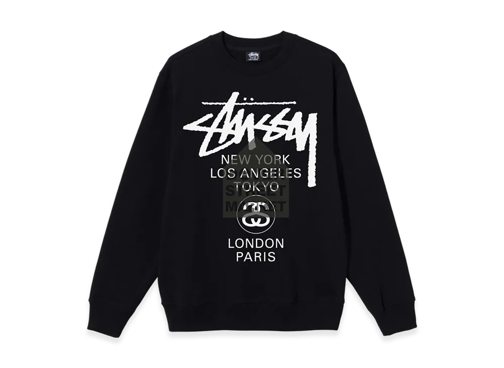 Stussy DSM World Tour Crew 2021 "Black"
