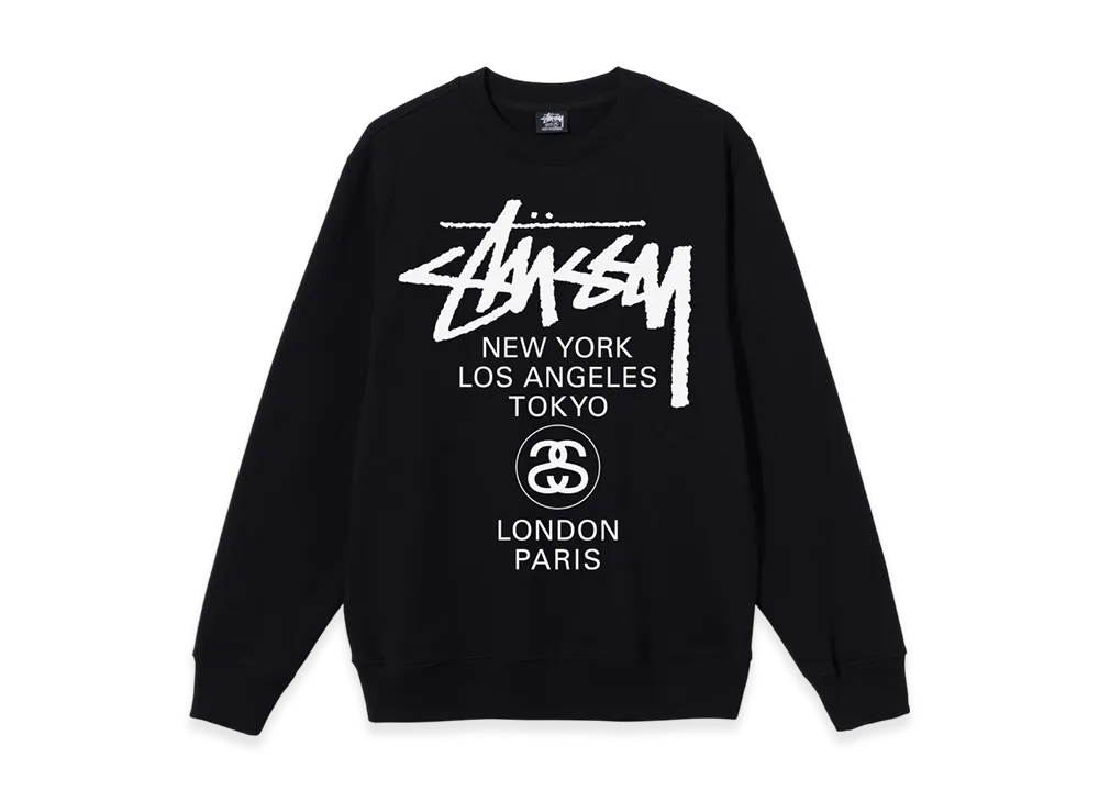 Stussy World Tour Crew 2021 "Black"