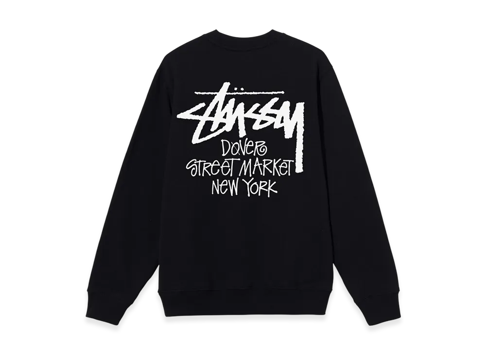 Stussy Stock DSM New York Crew 2021 "Black"