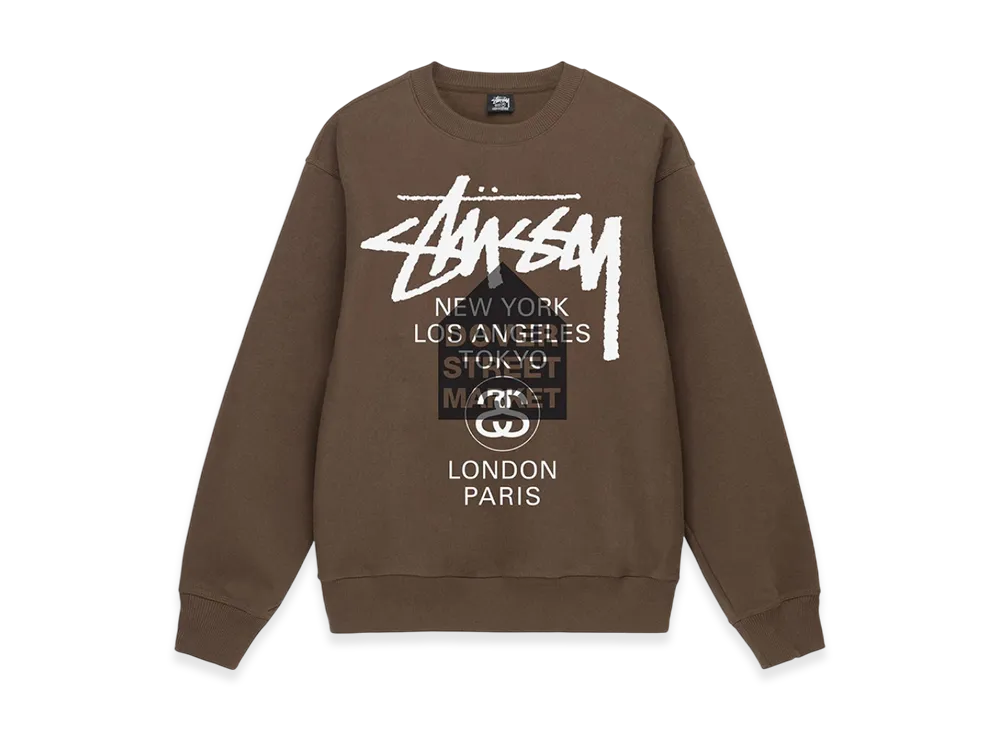 Stussy DSM World Tour Crew 2022 "Coffee"