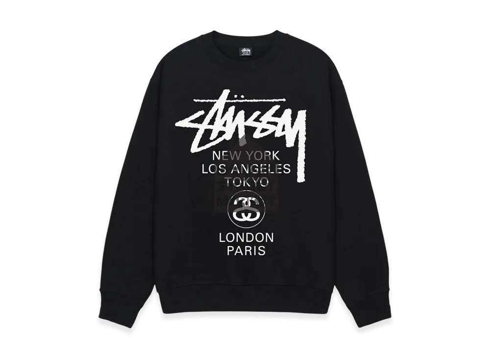 Stussy DSM World Tour Crew 2023 "Black"