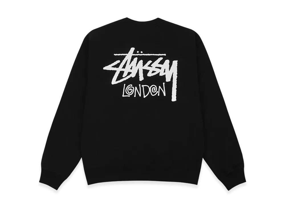 Stussy Stock London Crew "Black"