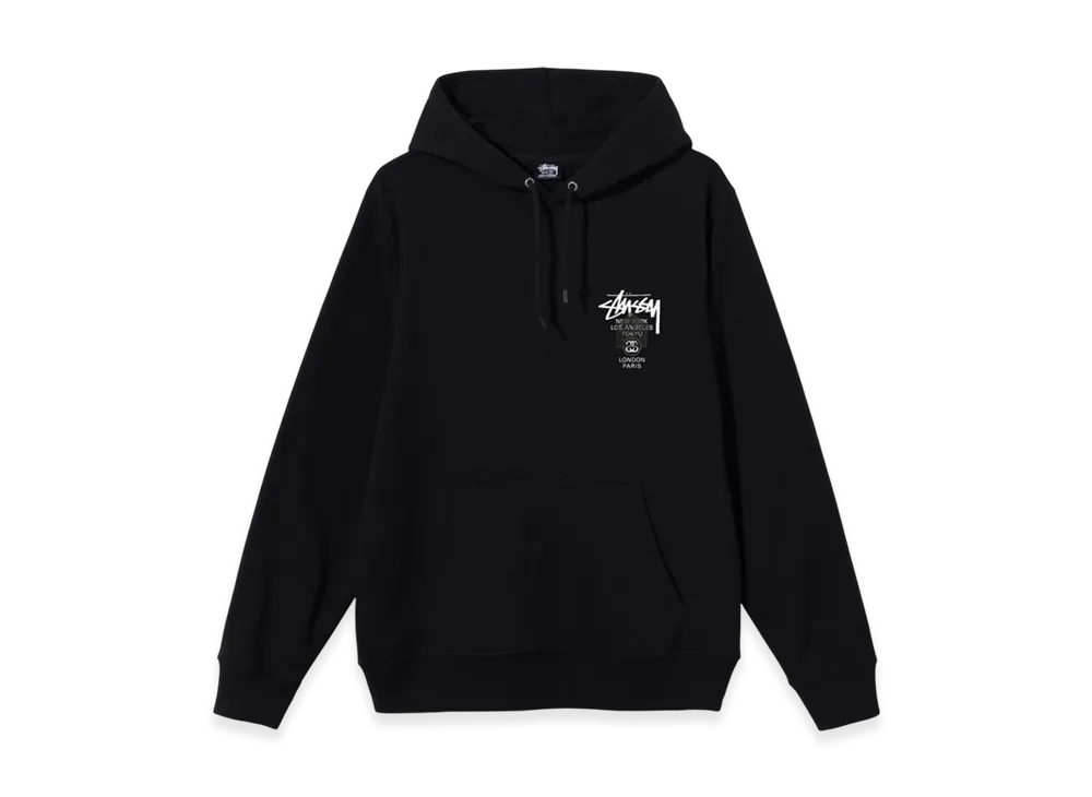 Stussy DSM World Tour Hoodie 2021 "Black"