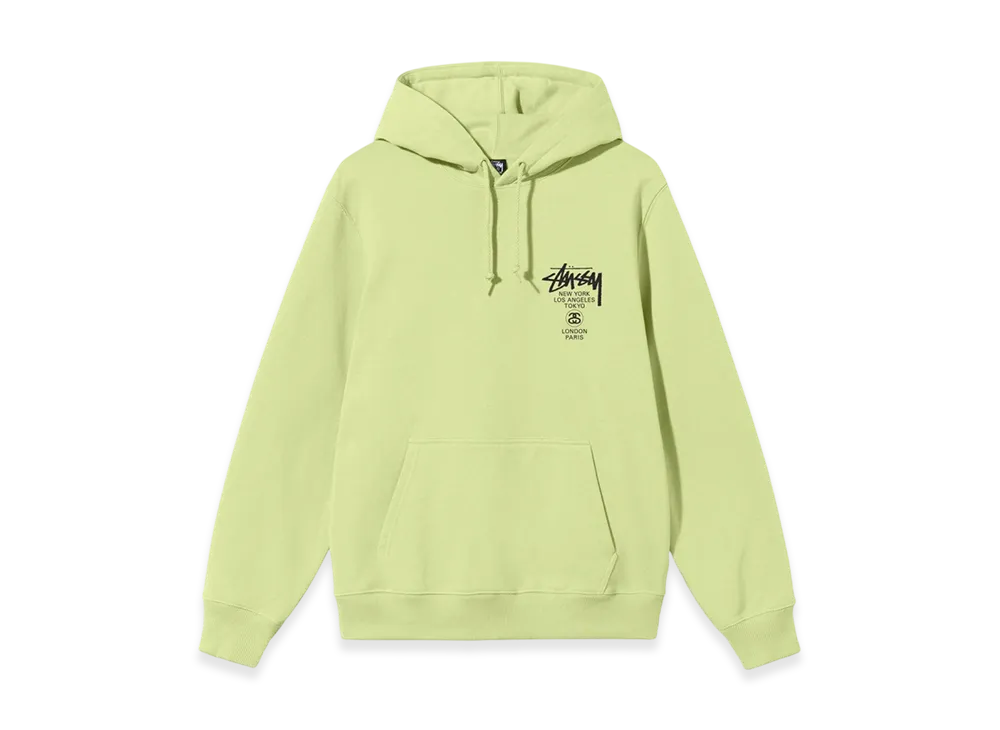 Stussy World Tour Hoodie 2021 "Tea"