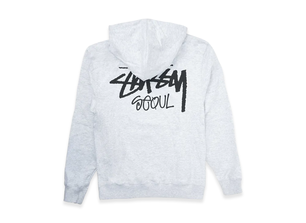 Stussy Stock Seoul Hood 2021 "Ash Heather"