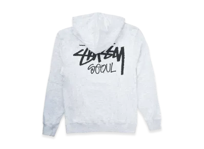 Stussy Stock Seoul Hood 2021 "Ash Heather"
