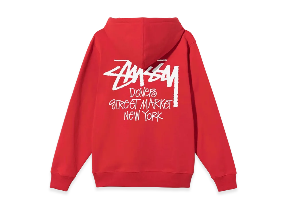 Stussy Stock DSM New York Hoodie 2021 "Red"