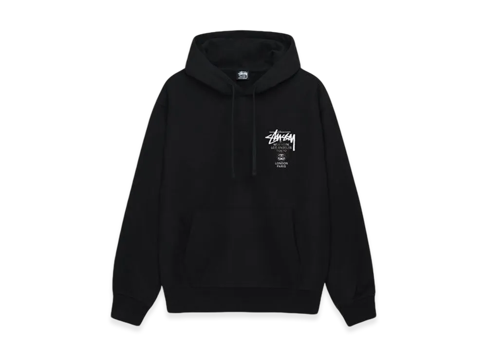 Stussy DSM World Tour Hoodie "Black"