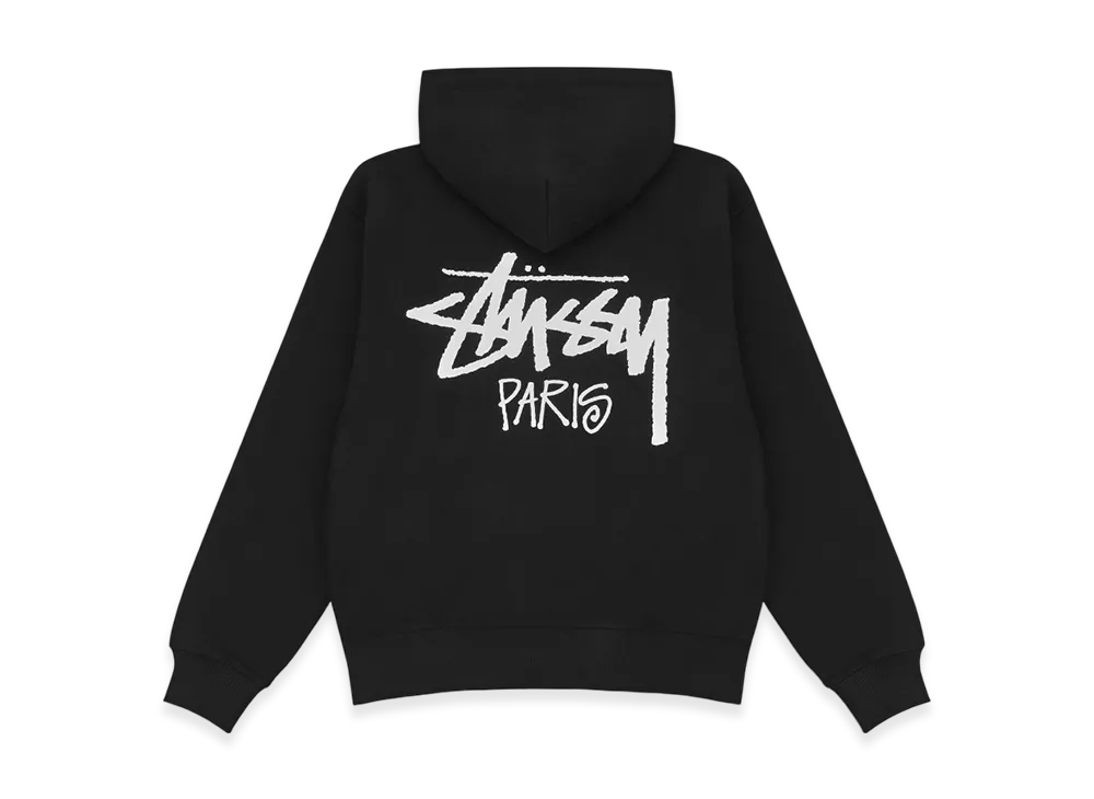 Stussy Stock Paris Hood "Black"