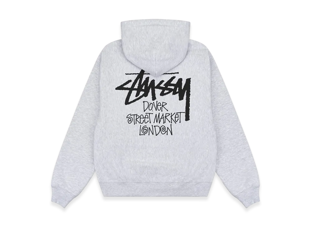 Stussy Stock DSM London Hoodie 2023 "Ash Heather"
